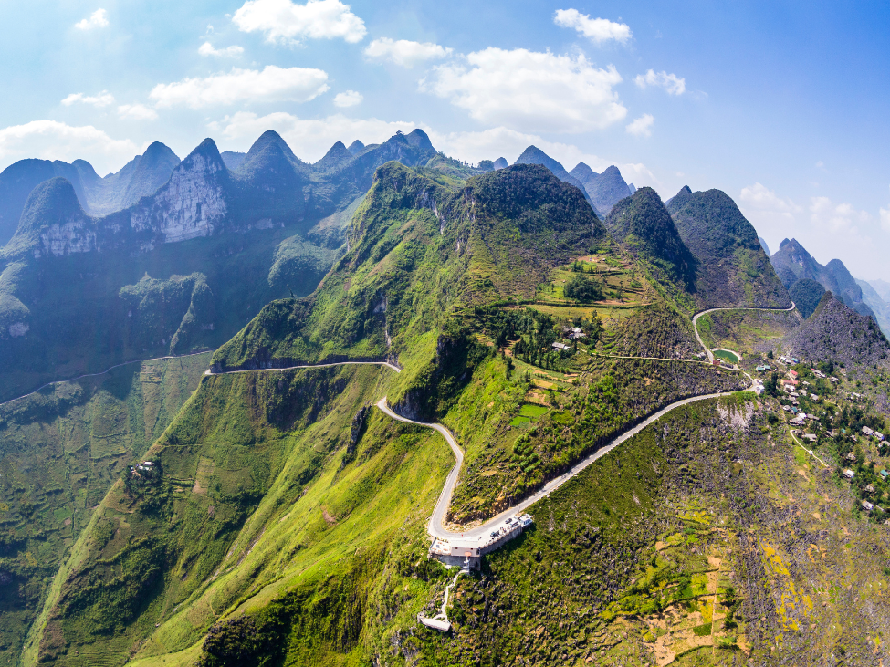 Local driver guiding travelers safely on the Ha Giang Jeep Tour from Hanoi