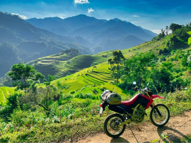 Ha Giang motorbike insurance paper, travel insurance Vietnam claim form, QT Motorbikes tour office Ha Giang